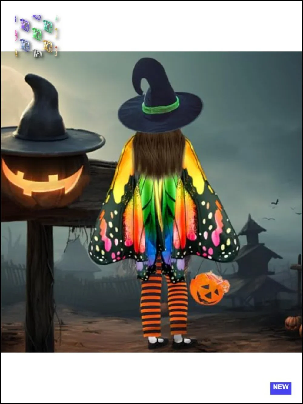 Kids Fairy Butterfly Wings Costume Dress Up Halloween Toddler Cosplay